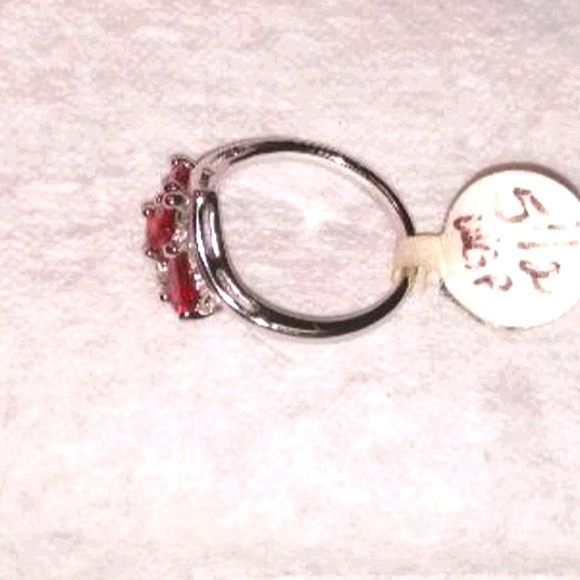 Crown Jewel Red Garnet Fashion Ring - Picture 10 of 13